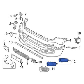 Jeep OE - Front Left Fog Light Trim