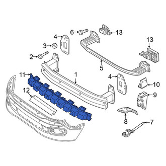 Jeep OE - Front Center Bumper Impact Absorber