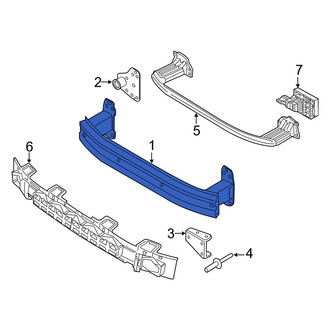 Jeep OE - Front Upper Bumper Impact Bar
