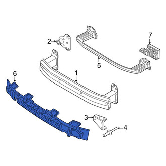 Jeep OE - Front Center Bumper Impact Absorber