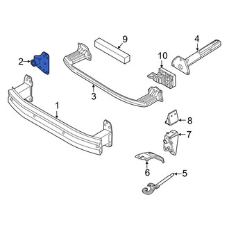 Jeep OE - Front Left Frame Rail End
