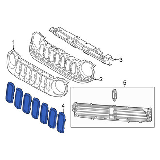 Jeep OE - Front Grille Molding