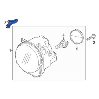 Jeep OE - Headlight Bracket
