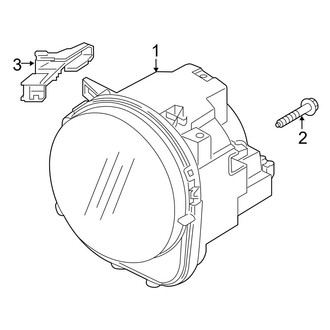 Jeep OE - Front Lamps - Headlamp Components (LED)