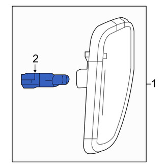 Jeep OE - Front Side Marker Light Bulb