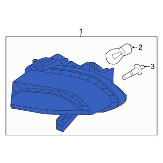 Jeep OE - Front Left Turn Signal Light Assembly