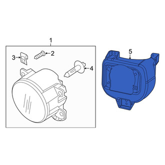 Jeep OE - Left Fog Light Bracket