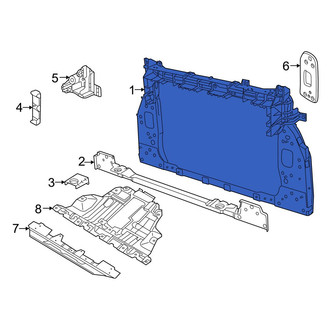 Jeep OE - Front Radiator Support Panel