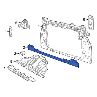 Jeep OE - Front Radiator Support Tie Bar