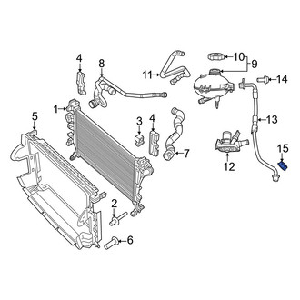 Jeep OE - Engine Coolant Bypass Hose Nut