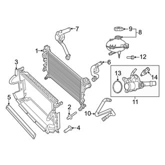 Jeep OE - Cooling - Radiator & Components (2.4L)