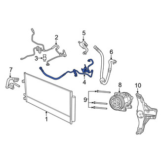 Jeep OE - A/C Refrigerant Discharge Hose