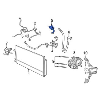 Jeep OE - A/C Refrigerant Suction Hose