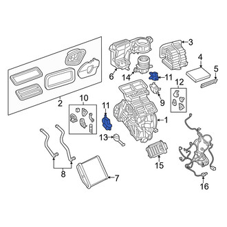 Jeep OE - HVAC Blend Door Actuator