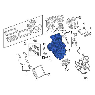 Jeep OE - HVAC Unit Case