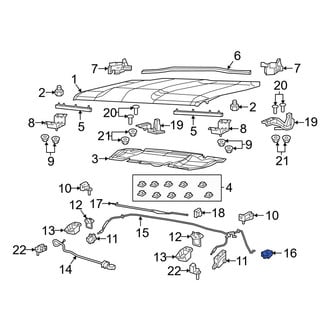 Jeep OE - Front Hood Release Handle
