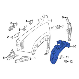 Jeep OE - Front Left Fender Splash Shield
