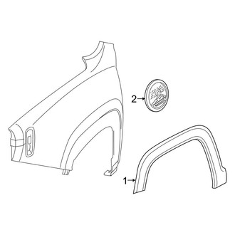 Jeep OE - Fender - Exterior Trim