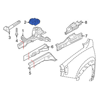 Jeep OE - Front Right Suspension Strut Tower