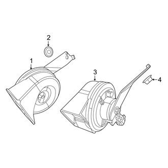 Jeep OE - Electrical - Horn