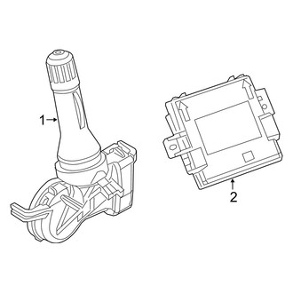 Jeep OE - Electrical - Tire Pressure Monitor Components (75th Anniversary / Dawn Of Justice / Latitude / Limited / Sport / Trailhawk)