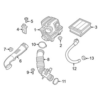 Jeep OE - Engine / Transaxle - Air Intake (1.4L)