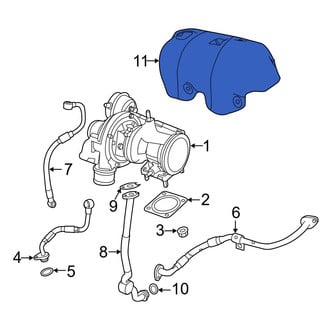Jeep OE - Turbocharger Mount Heat Shield