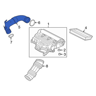 Jeep OE - Engine Air Intake Hose