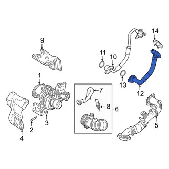 Jeep OE - Turbocharger Oil Line