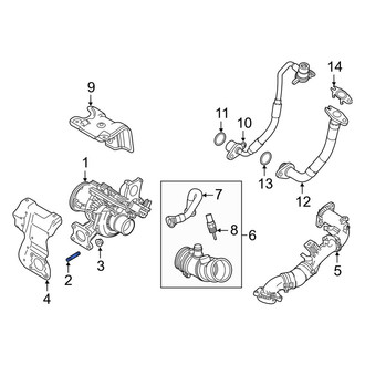 Jeep OE - Turbocharger Stud