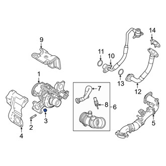Jeep OE - Turbocharger Nut