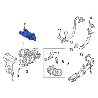 Jeep OE - Turbocharger Mount Heat Shield