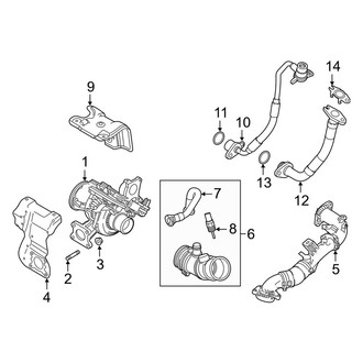 Jeep OE - Engine / Transaxle - Turbocharger & Components (1.3L)