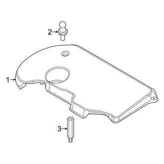 Jeep OE - Engine / Transaxle - Engine Appearance Cover (1.3L)