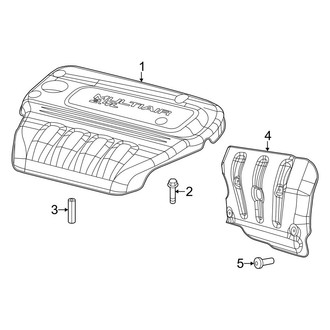 Jeep OE - Engine / Transaxle - Engine Appearance Cover (2.4L)