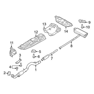 Jeep OE - Exhaust System - Exhaust Components (2.4L)