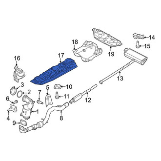 Jeep OE - Front Floor Pan Heat Shield