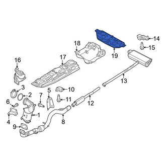 Jeep OE - Rear Floor Pan Heat Shield