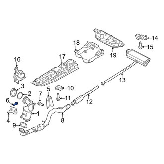 Jeep OE - Right Catalytic Converter Bolt