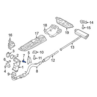 Jeep OE - Right Catalytic Converter Bolt