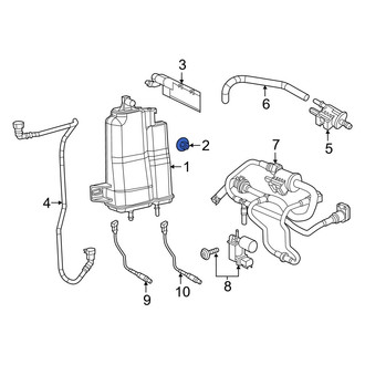 Jeep OE - Vapor Canister Nut