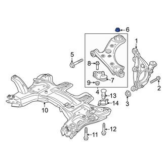 Jeep OE - Suspension Control Arm Nut
