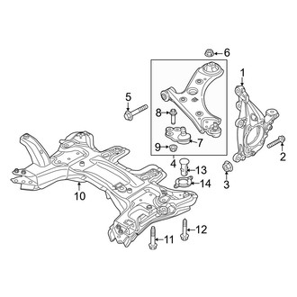 Jeep OE - Front Suspension - Suspension Components