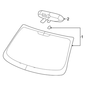 Jeep OE - Windshield - Glass