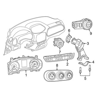 Jeep OE - Instrument Panel - Cluster & Switches (75th Anniversary / Dawn Of Justice / Latitude / Limited / Sport / Trailhawk)