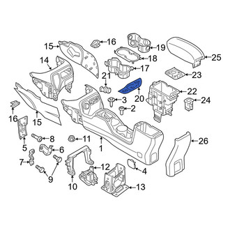 Jeep OE - Center Console Mat
