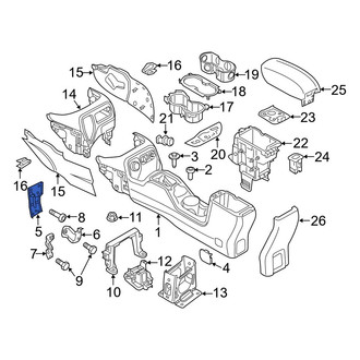 Jeep OE - Front Inner Console Brace