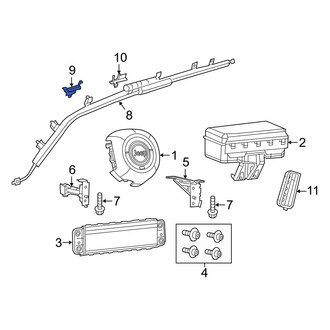 Jeep OE - Front Left Curtain Air Bag Bracket