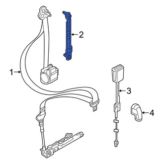 Jeep OE - Front Seat Belt Guide