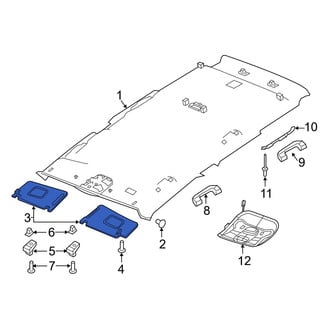 Jeep OE - Right Sun Visor